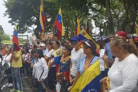 Ciudades de Lima que participan en marcha mundial contra Maduro.