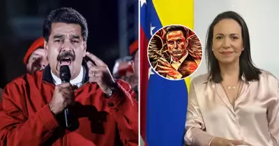 Nicols Maduro acusa de satnicos a Machado y Musk.