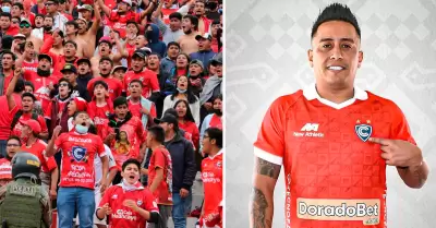 Hinchas de Cienciano y su reaccin por fichaje de Cueva.