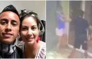 Pamela Lpez difunde imgenes de la agresin de Christian Cueva durante conferencia de prensa