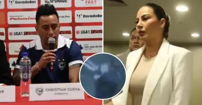 Christian Cueva rompe su silencio tras denuncia de Pamela Lpez.