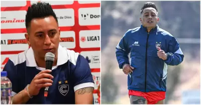 Christian Cueva podra debutar con Cienciano y enfrentar a Alianza Lima