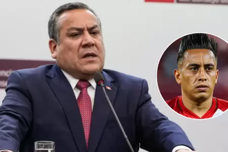 Gobierna se pronuncia por denuncia contra Christian Cueva.