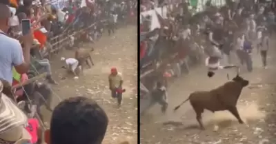 Joven muere por brutal corneada de un toro.