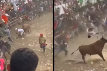 Joven muere por brutal corneada de un toro.