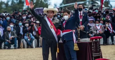 Pedro Castillo y Guido Bellido.