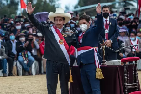 Pedro Castillo y Guido Bellido.