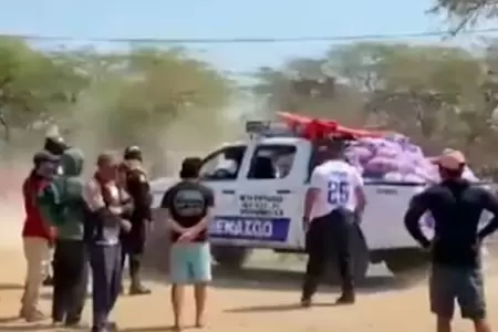 Incautacin de ajo termin en batalla campal en Sullana.