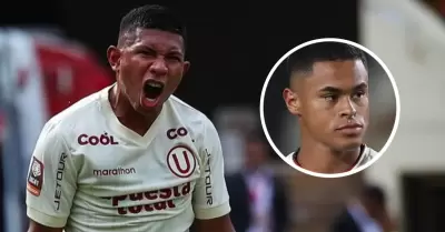 Edison Flores ingres por Christopher Olivares en el segundo tiempo del triunfo