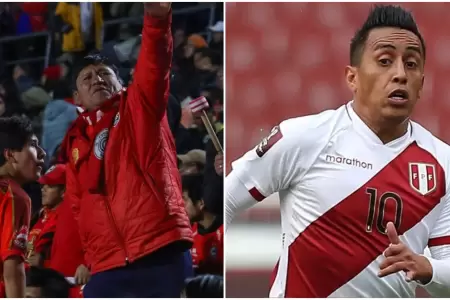 Hinchas de Cienciano corean el nombre de Christian Cueva