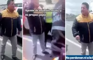 Inslito! Polica de trnsito multa a su propio padre y l lo acusa de 'vago y mantenido'