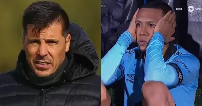 Bryan Reyna y el entrenador de Belgrano mantienen una tensa relacin.