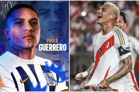 Paolo Guerrero es el nuevo fichaje de Alianza Lima