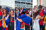 Joven se grada y entrega su diploma a sus padres como agradecimiento: "Este logro es de ustedes"