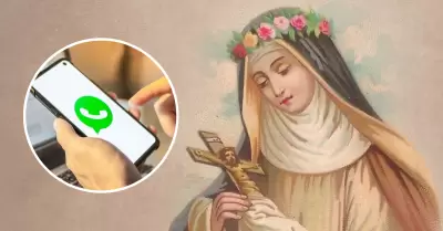 Santa Rosa de Lima recibir cartas por WhatsApp.