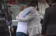 Dina Boluarte y Juan Jos Santivez: El abrazo de respaldo de la presidenta al ministro del Interior