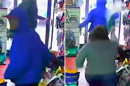 Mujer arroja agua hirviendo a ladrones en petshop.