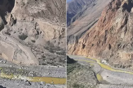 Aguas contaminadas estn por llegar al Valle del Tambo.