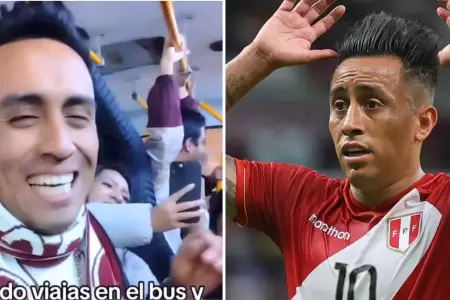 Imitador de Christian Cueva fue confundido durante viaje en bus.