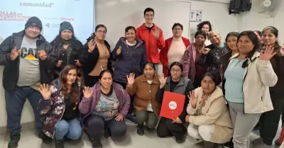 Lideresas de ollas comunes recibieron capacitacin en emprendimiento.