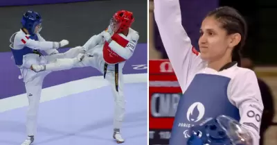 Anglica Espinoza clasifica a semifinales de parataekwondo.