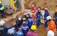 Huancavelica: Lamentable! Dos obreros mueren sepultados tras cada de pared en obra