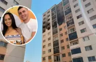 Trgica escena! Pareja con su beb toman FATAL decisin para salvarse de un incendio