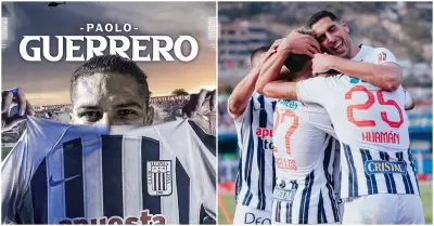 As se ve Paolo Guerrero con camiseta de Alianza Lima