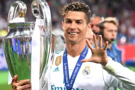 Cristiano Ronaldo fue condecorado como goleador de la Champions League,