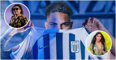 Paolo Guerrero: Artistas para su presentacin en Alianza Lima