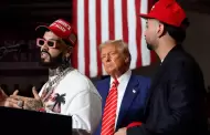 Anuel AA y Justin Quiles aparecen en mitin de Donald Trump: " El mejor presidente que el mundo ha visto"