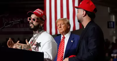 Anuel AA y Donald Trump