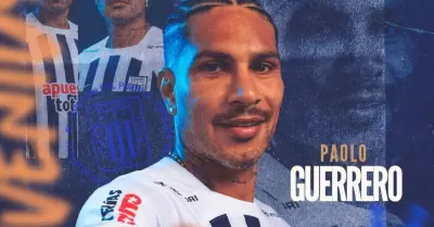 Alianza Lima anuncia a Paolo Guerrero.