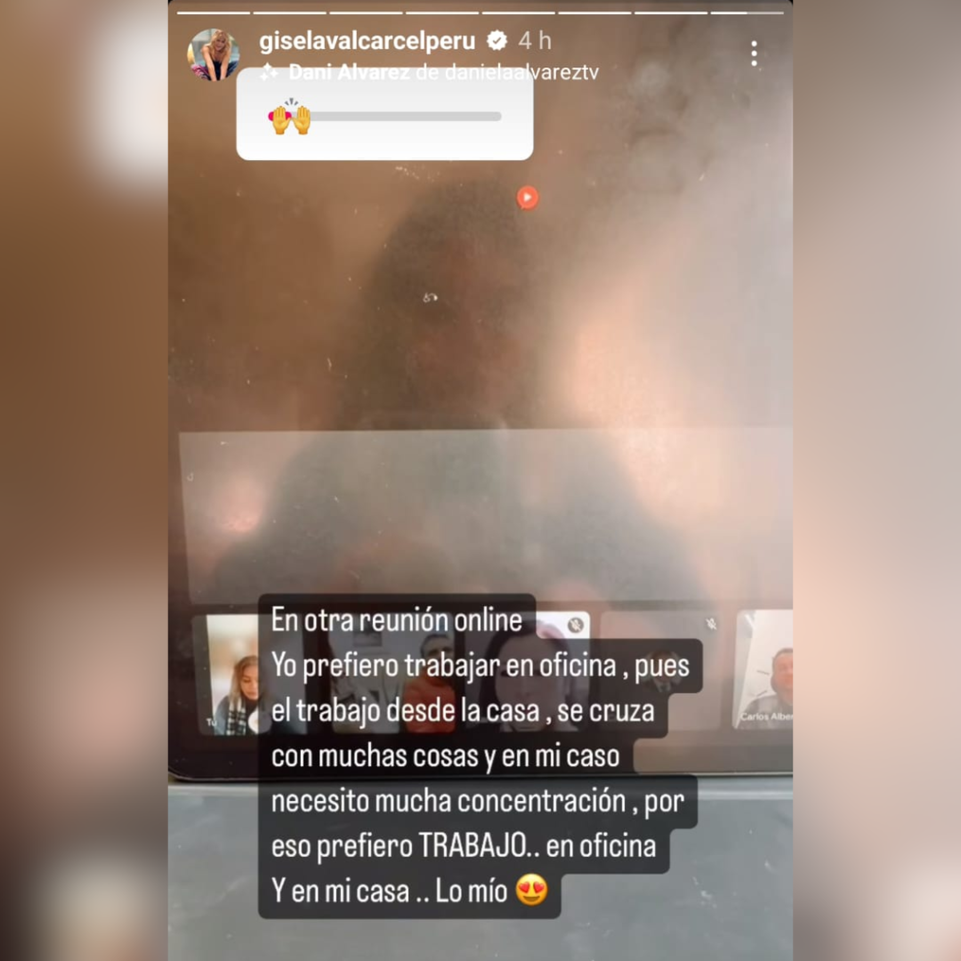 En qu trabaja 'Gise'? (Instagram)