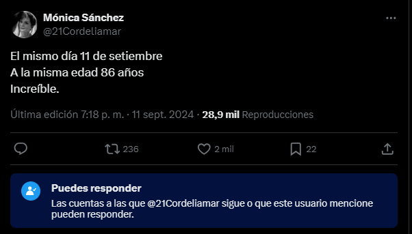 Mnica Snchez sobre coincidencia de la muerte de Fujimori con la de Abimael Guzmn.