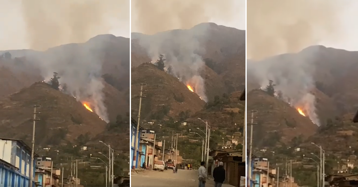 Incendio forestal en Lima: Esta es la zona afectada tras el terrible ...