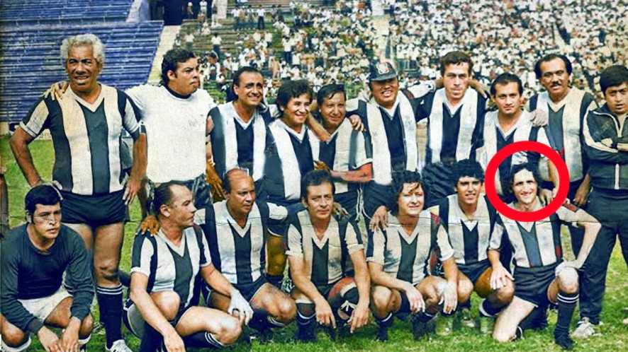 Felpudini y la vez que visti la camiseta de Alianza Lima - Fuente: LibroHyLCAL_Li