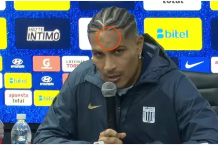 Paolo Guerrero y su herida en su regreso a Alianza Lima