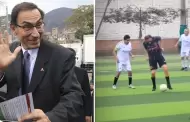 Promesa del ftbol? Martn Vizcarra sorprende en redes sociales tras jugar "una pichanga" con amigos