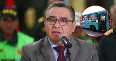 Mininter revela que extorsionadores de buses 'El Chino' son extranjeros.