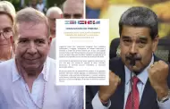 Venezuela: Per y otros seis pases americanos rechazan pedido de arresto contra Edmundo Gonzlez Urrutia