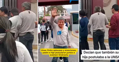 Padre e hija postulan juntos a la UNSA.