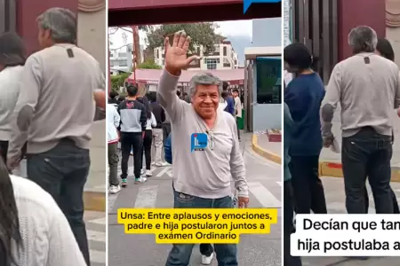 Padre e hija postulan juntos a la UNSA.