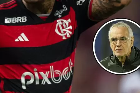 Futbolista peruano en Flamengo busca atencin de Fossati.