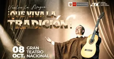 "Que viva la tradicin el prximo 8 de octubre en el Gran Teatro Nacional".