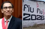 Ya se alista Vizcarra? Mural en vivienda sorprende con peculiar mensaje: "Fiu Fiu 2026"