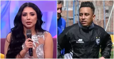 Pamela Franco desea xito a Cueva en su regreso a Cienciano