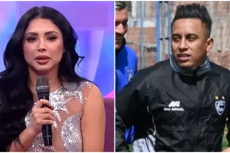 Pamela Franco desea xito a Cueva en su regreso a Cienciano