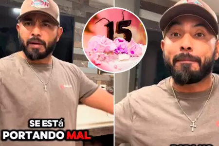 Padre molesto cancela fiesta porque su hija tiene novio.