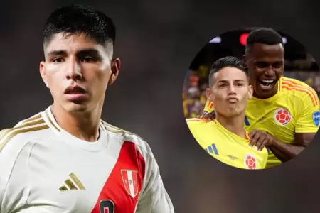 Piero Quispe podra ser titular en el Per vs. Colombia de este viernes.